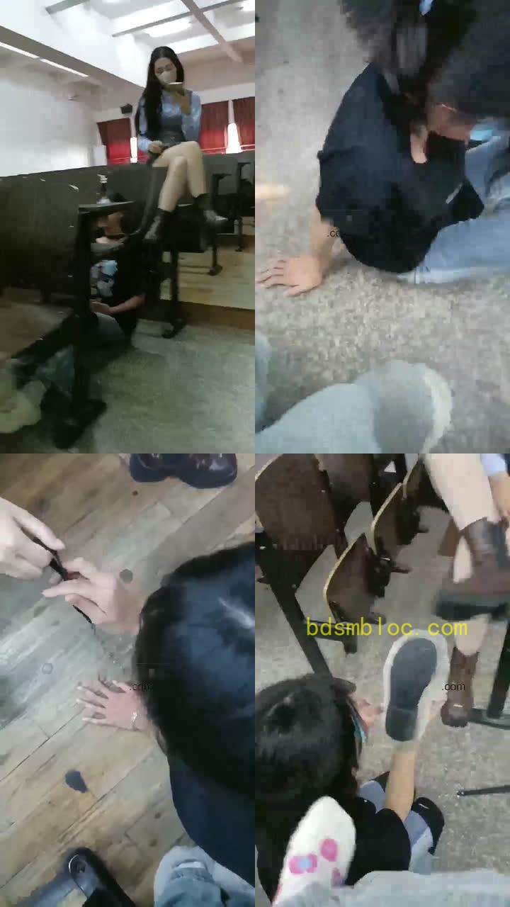 【爱可呀和小璐】玩一个学校里的学姐