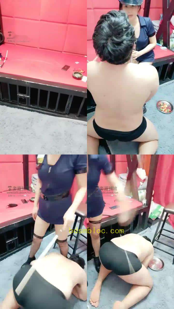 【颜竹】剧情制服调教外国狗