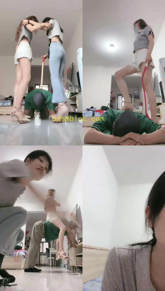 【桃妖】双S暴力调-碾抽狗爪/踩踏踢裆/双人骑马