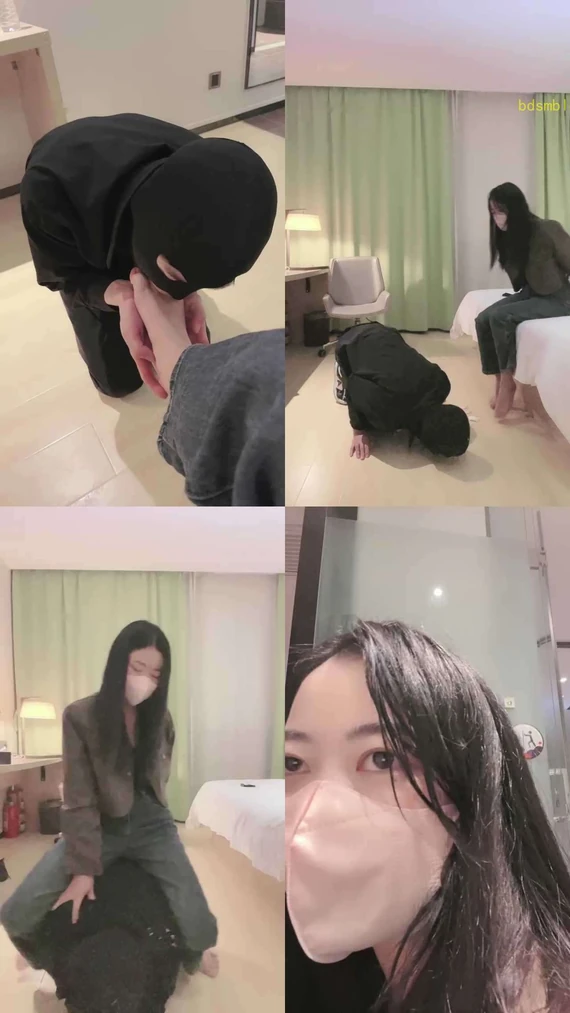 【清禾】品尝裸足/骑马爬行/舔马桶口水