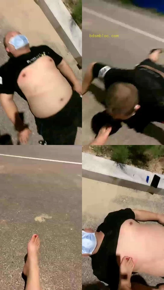 【香奶奶s】中元节夜晚猥琐男搭讪被调教羞辱（下）