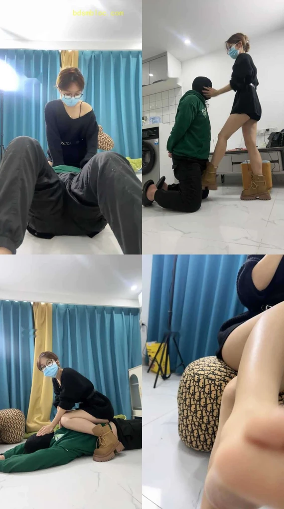 【素人挖掘机】小姐姐马丁靴白棉袜气味辱