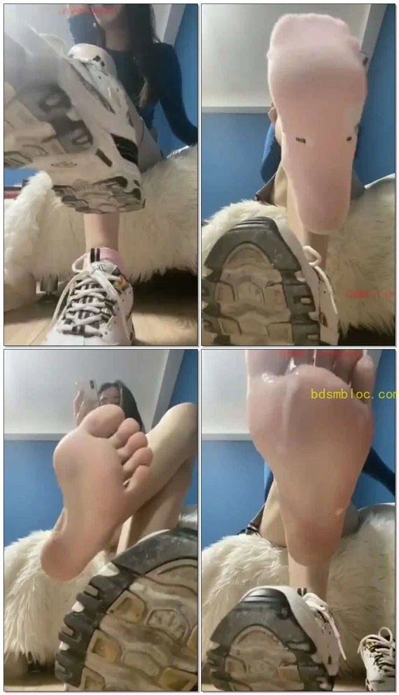 【可可JOJO】运动鞋棉袜口水羞辱
