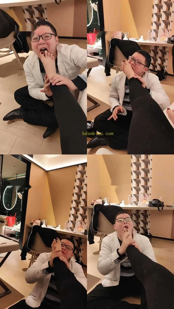 【清莹】深夜圈养狗恋足舔