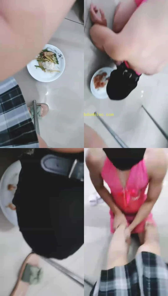 【大水水水老师】狗子吃饭篇，足踩食喂食，残渣（独）
