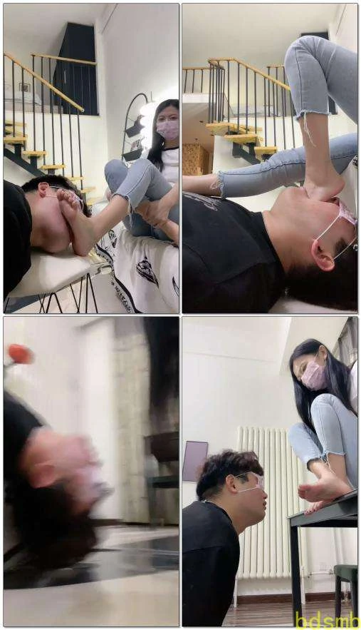 【樱木花椒】脚深喉又来挑战极限