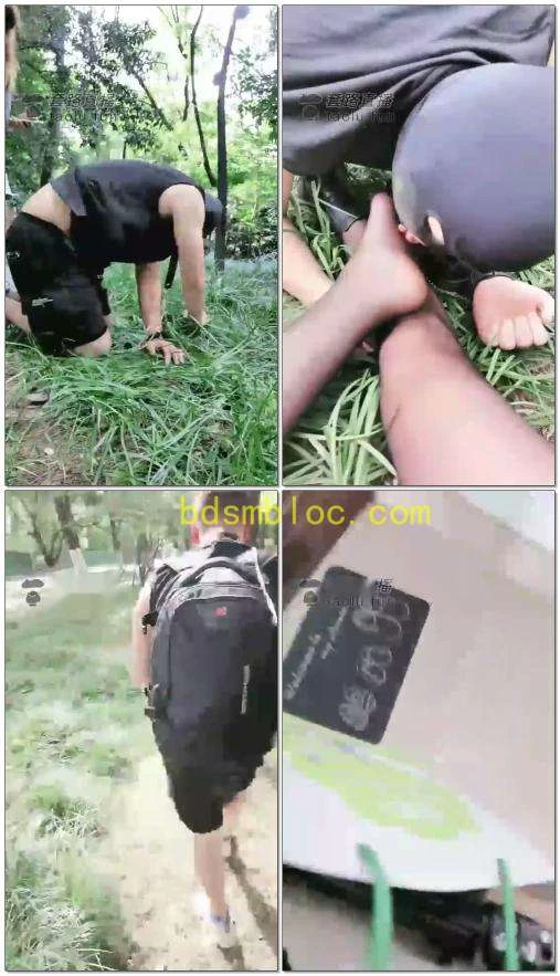 【执念】户外短靴踩踏,舔脏鞋底,遛狗,钻胯