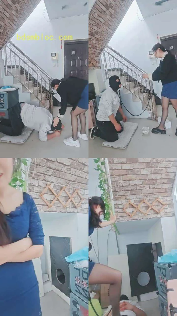 【豫安然】圈养犬化-喂食/舔脏鞋/踩狗爪/拉丝口水浓痰
