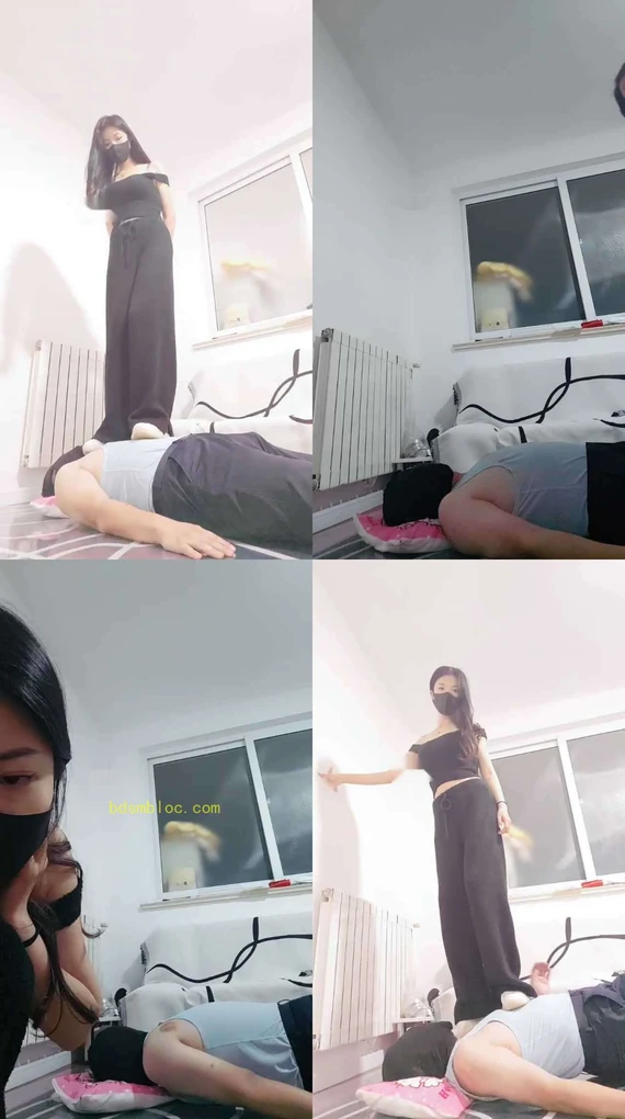 【梓晨大大】小白鞋全体重跳踩