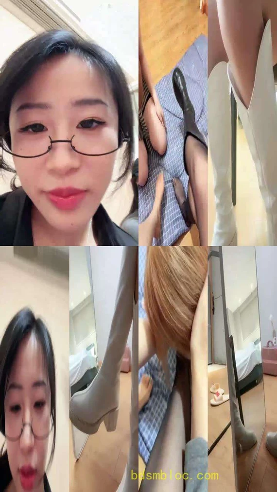 【琴月S】双主调教小骚逼，疯狂舔脚
