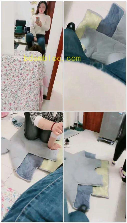 【语阳】让女朋友舔脚当马骑