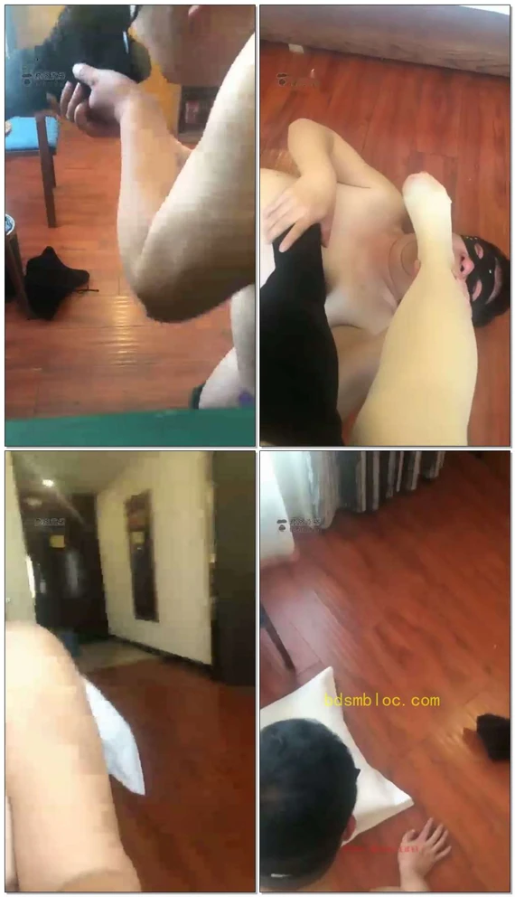【然然S】长靴肉丝训狗
