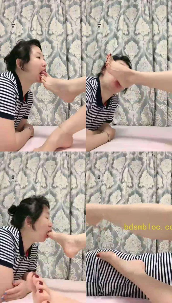 【歌迪丝】离开大连前女奴最后的侍寝，口舌屁眼脚