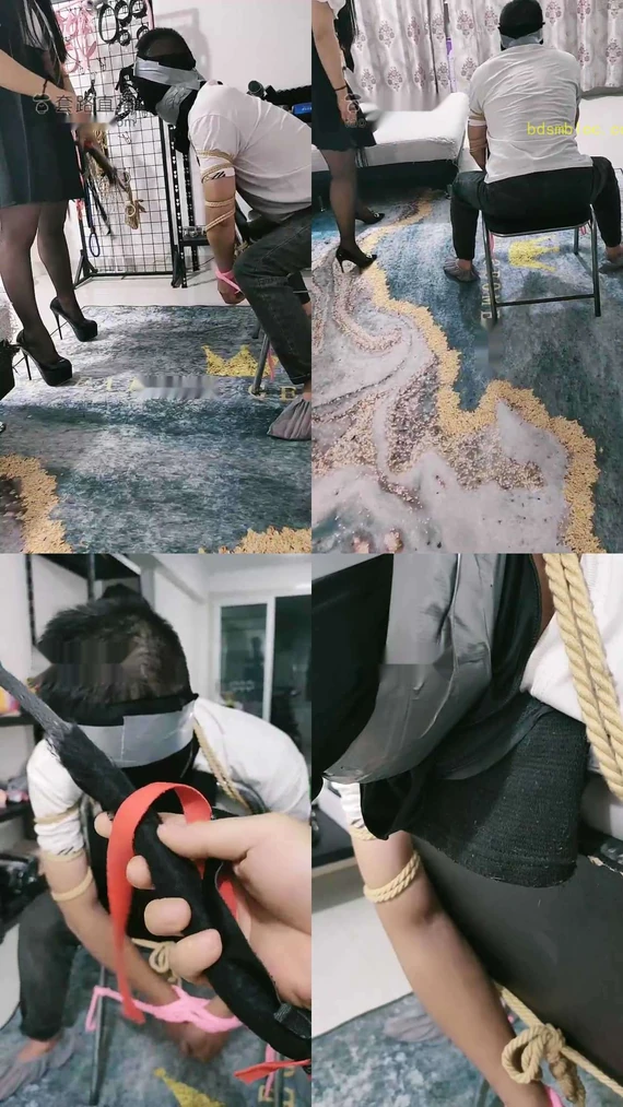 【内蒙一一】捆绑封嘴狗强制虐打