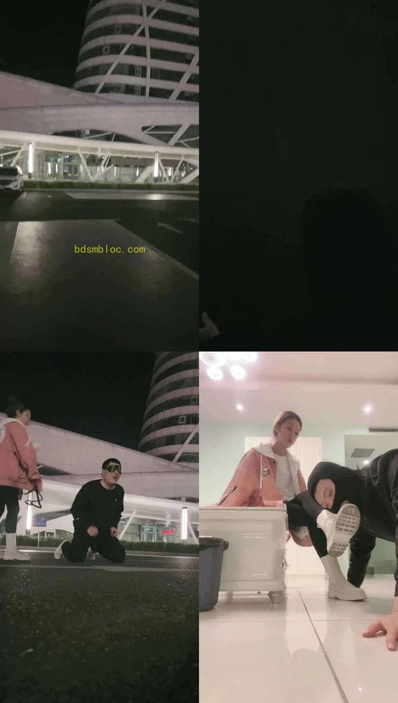 【萱萱子】户外公开处刑犯错的家奴