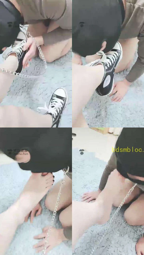 【灵竹S】狗链，帆布鞋虐狗奴