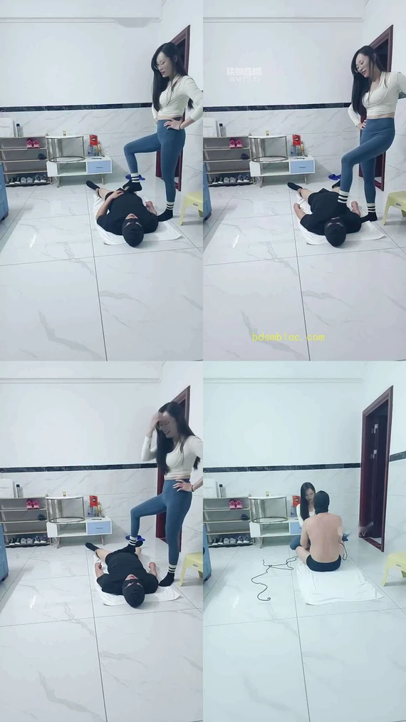 【酸菜女王】贱狗求捆绑受虐2