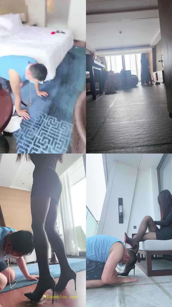 【嗯哼】御姐三亚遛狗骑马/高跟踩喂食