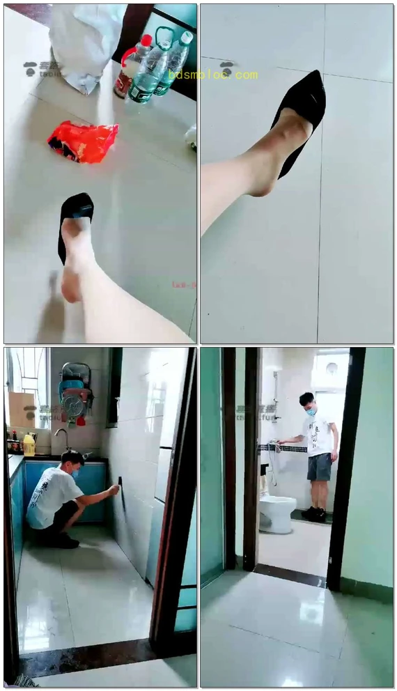 【郭照Queen】继续监督家奴搞卫生