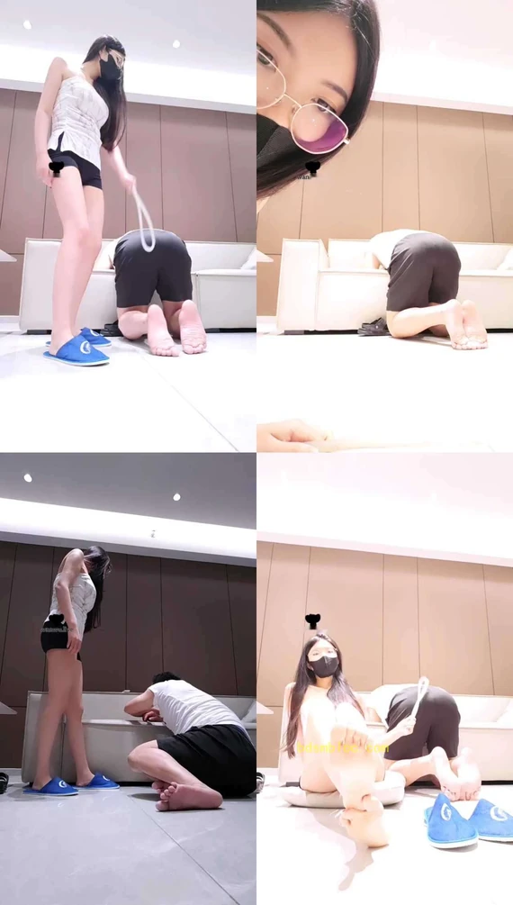 【梓晨大大】长腿模特重度鞭打