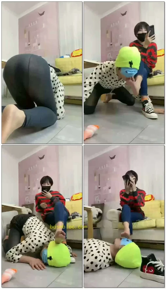 【美离子】T狗!绿帽羞辱专场！舔脚专场！