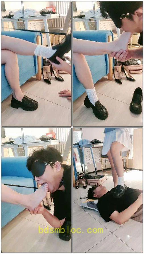 【蓝蓝大s】小皮鞋踢裆控制重度坐脸室息狗脸