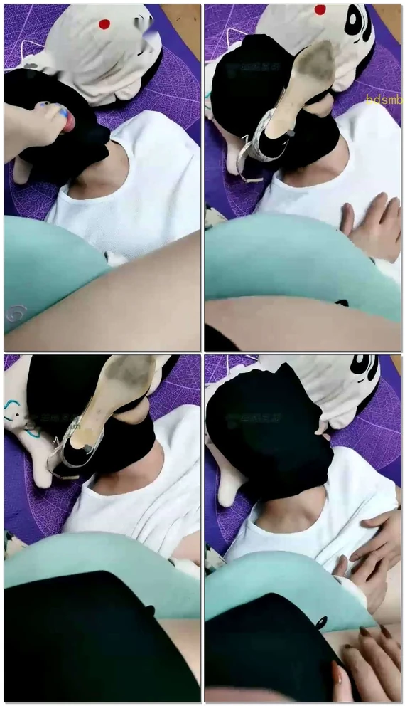 【冰城丶玫姿】踩脸舔脚，虐乳