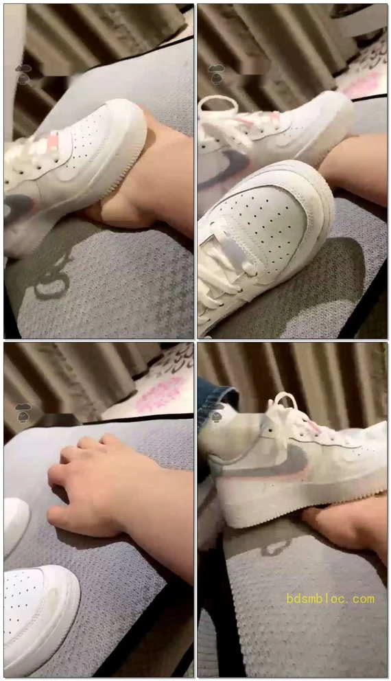 【绘子】近距离小白鞋踩狗爪，少量口水