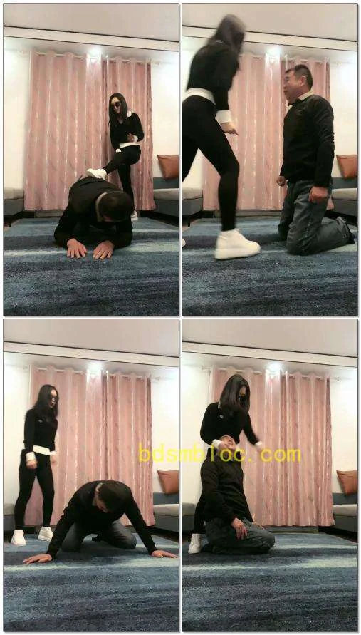 【婉婷殿下】小白鞋特辑暴力美学拳打脚踢