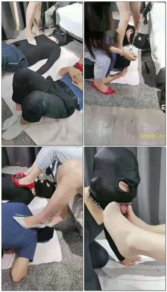 【乐爷s】双女王调教双奴