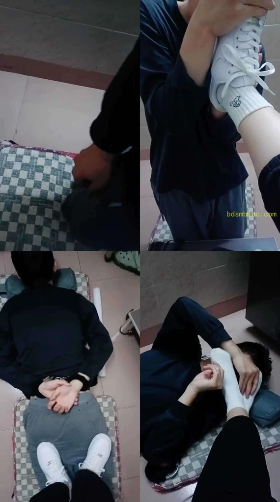 【奇了怪了】手铐反绑/小白鞋白袜虐