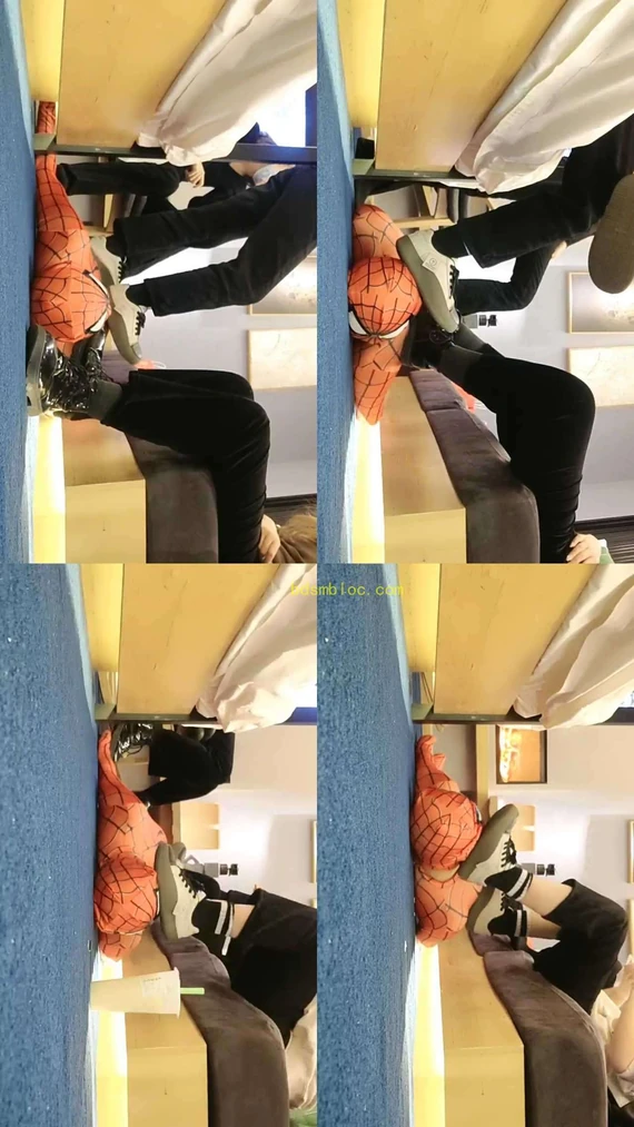 【江婷】带两个素人踩踏蜘蛛侠