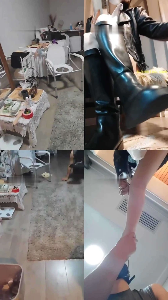 【乐爷】楼梯间调奴舔丝袜脚
