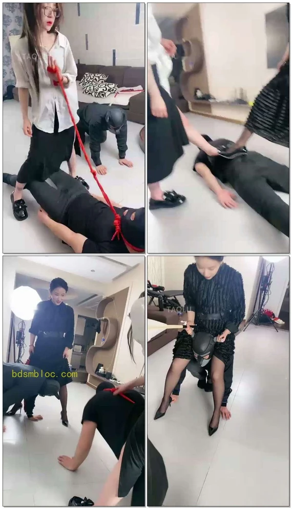 【领主老大】唯一一次潇洒随意的驯化私奴狗双s场