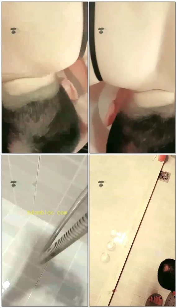 【十三姨】贱狗舔酸奶喝圣