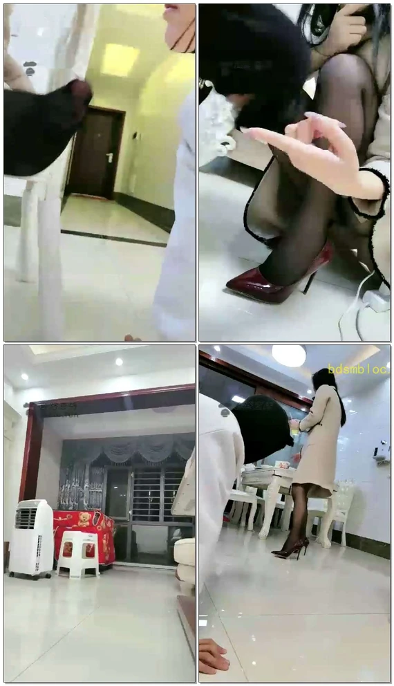 【雪王S】雪王豪宅中脚下的贱贱
