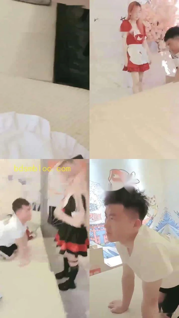 【吴佳佳】女仆店の巴掌