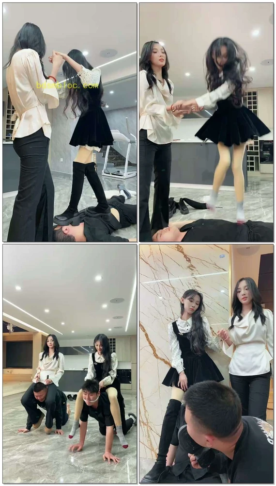 【麋鹿银儿】新素人系列2踩头脸断头骑座头骑马