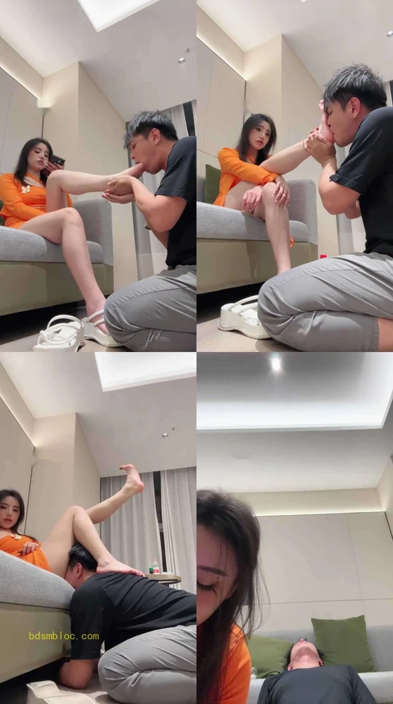 【反差楠熙】原味裸足恋足深喉/香水控制/坐脸窒息
