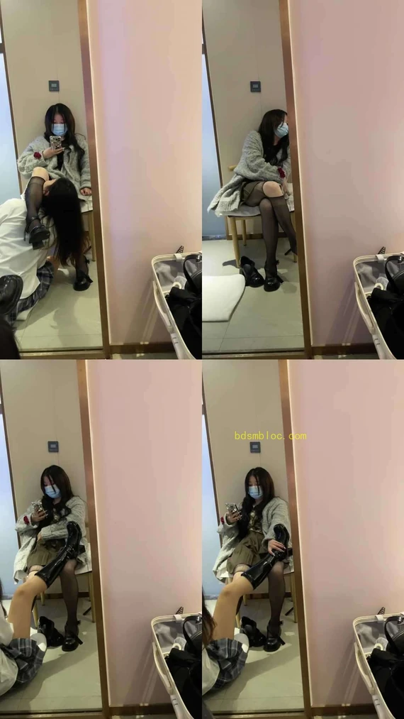 【橘子没熟】开发素人闺蜜做狗