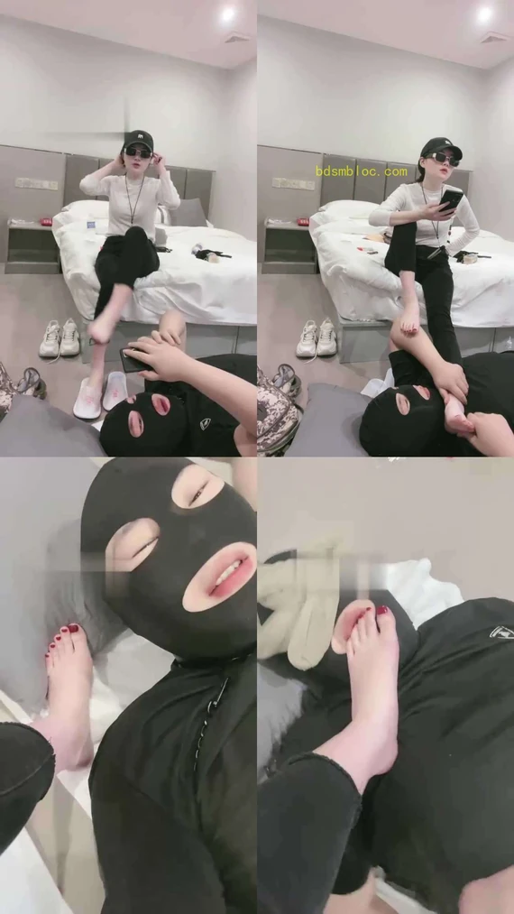 【晶晶大人】原味裸足让狗舔
