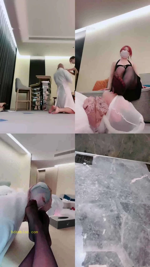 【甜心教主】黑丝高跟脚下奴