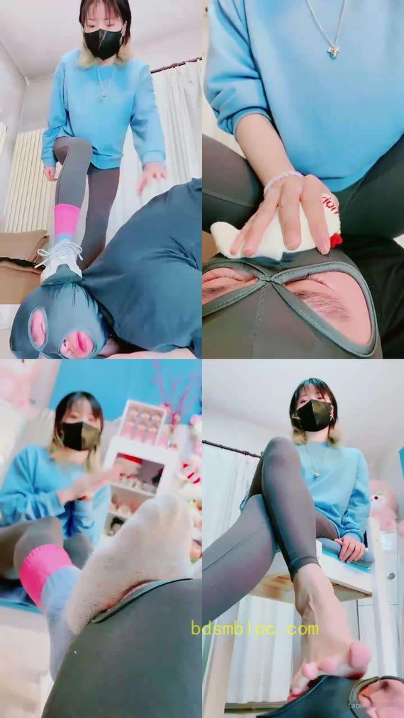 【美离子】棉袜脚裸足