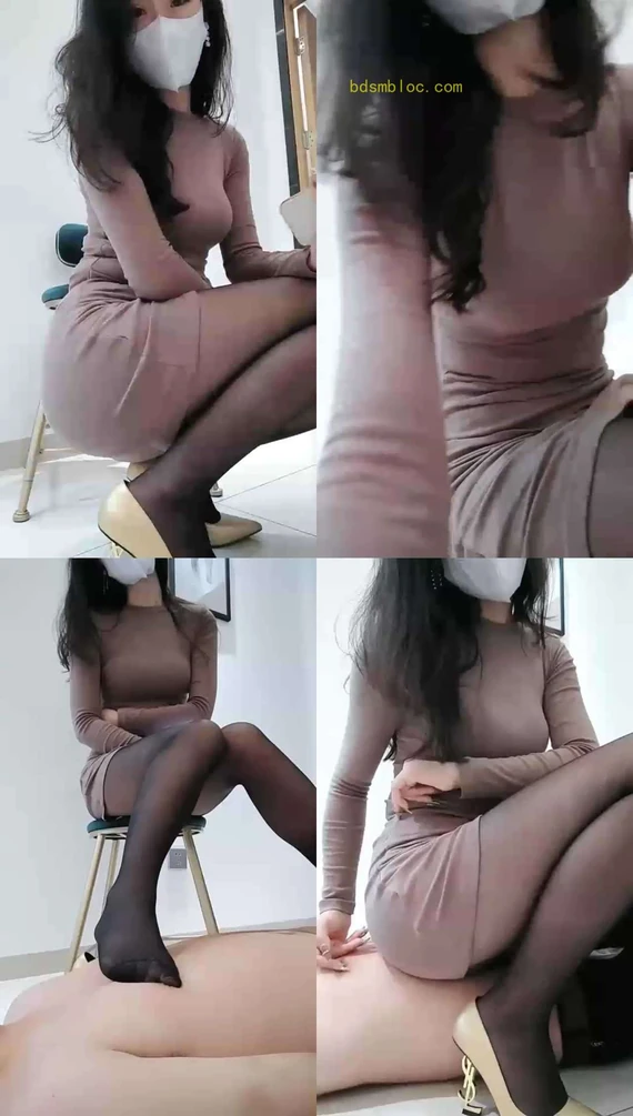 【禾未】红绿灯丝足美臀诱惑粗口差辱真人版