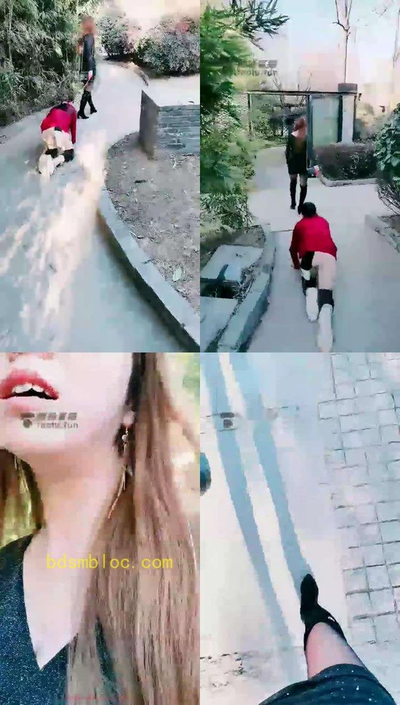 【梦幻大大】公园遛母狗，强制圣水