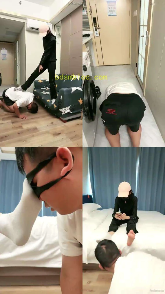 【美娜格格S】钻胯揪耳朵耳光踩身体白袜裸足深喉