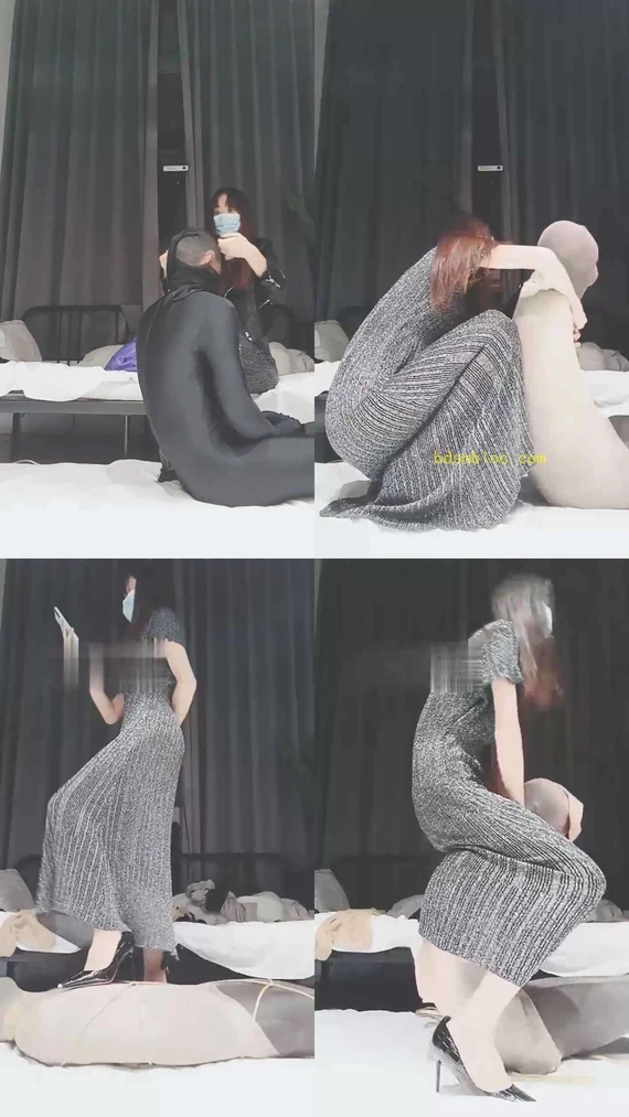 【美娜格格】全包窒息地毯狗