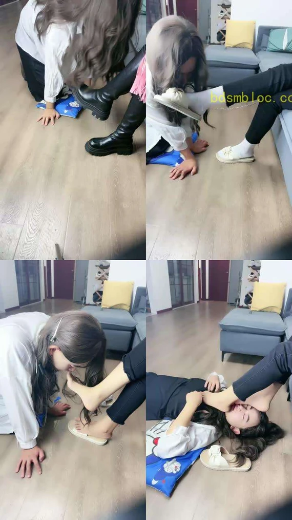 【语小心】情侣主-清理长靴白棉袜裸足/赏赐圣水