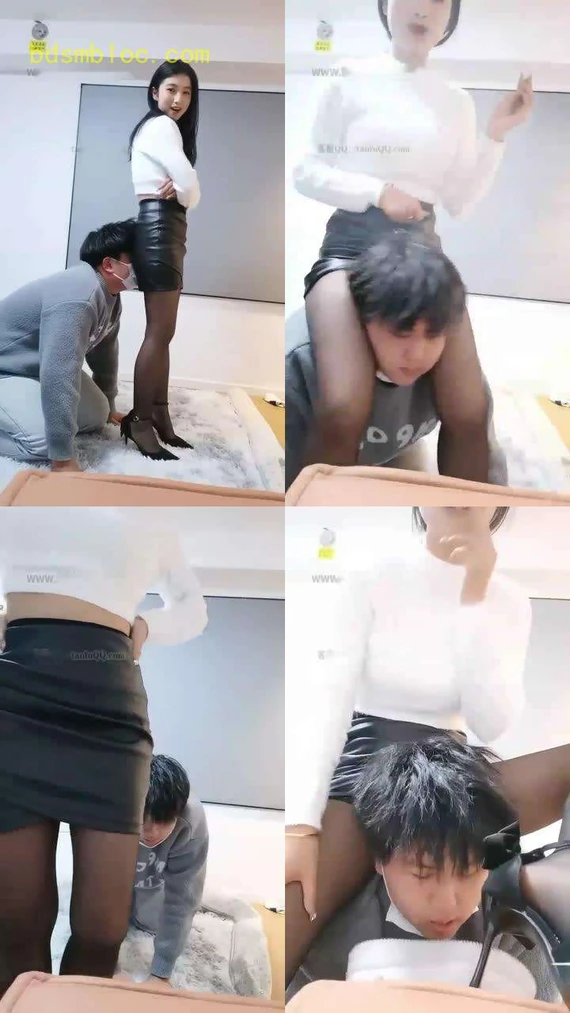 【海绵大大】看女王怎么玩一个男高中生
