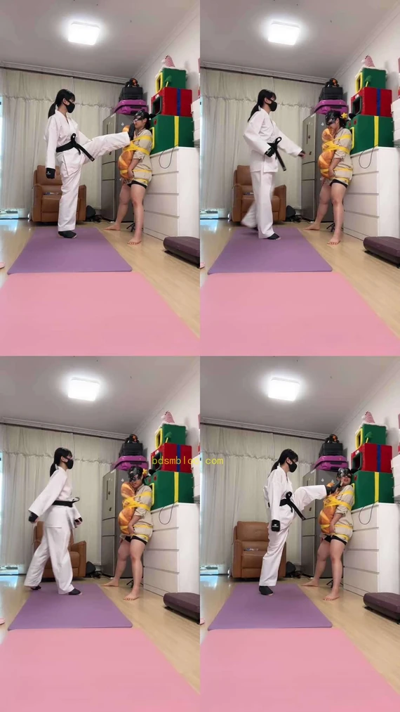 【暴力美学】跆拳道女神虐母畜/舔高跟【两部短片】